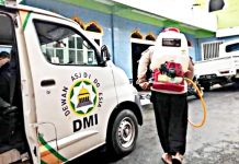 DMI Kota Manado Disinfektasi Masjid